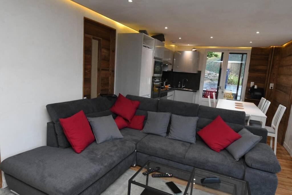 Logement Renove Avec Vue Panoramique La Saussaz 외부 사진